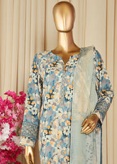 Anmol By HZ Textiles Embroidered Chikankari Linen 3 Piece Unstitched Suit HZ25ALCE ALS-1335